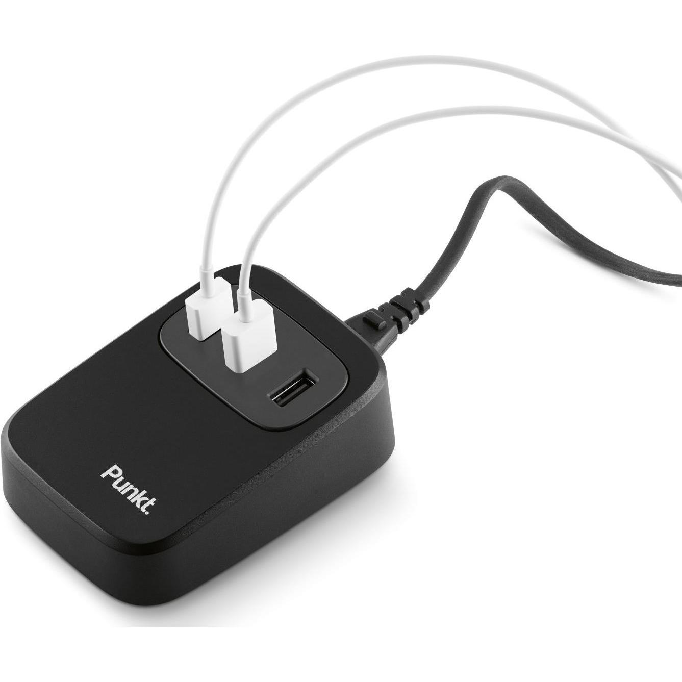 Thumbnail - Punkt. UC01 USB Desktop Ladegerät, USB Ladegerät, Schwarz