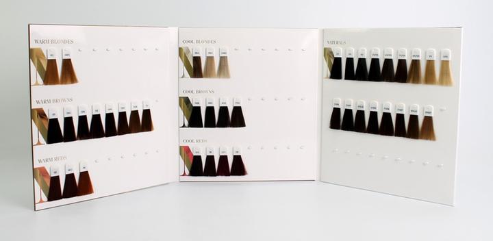 Actual product image Goldwell Nectaya color chart