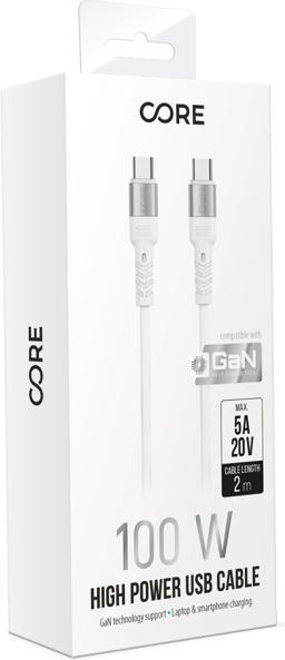Produktbild Forever USB-C / USB-C Kabel (2 m, USB 3.2, 100 W)