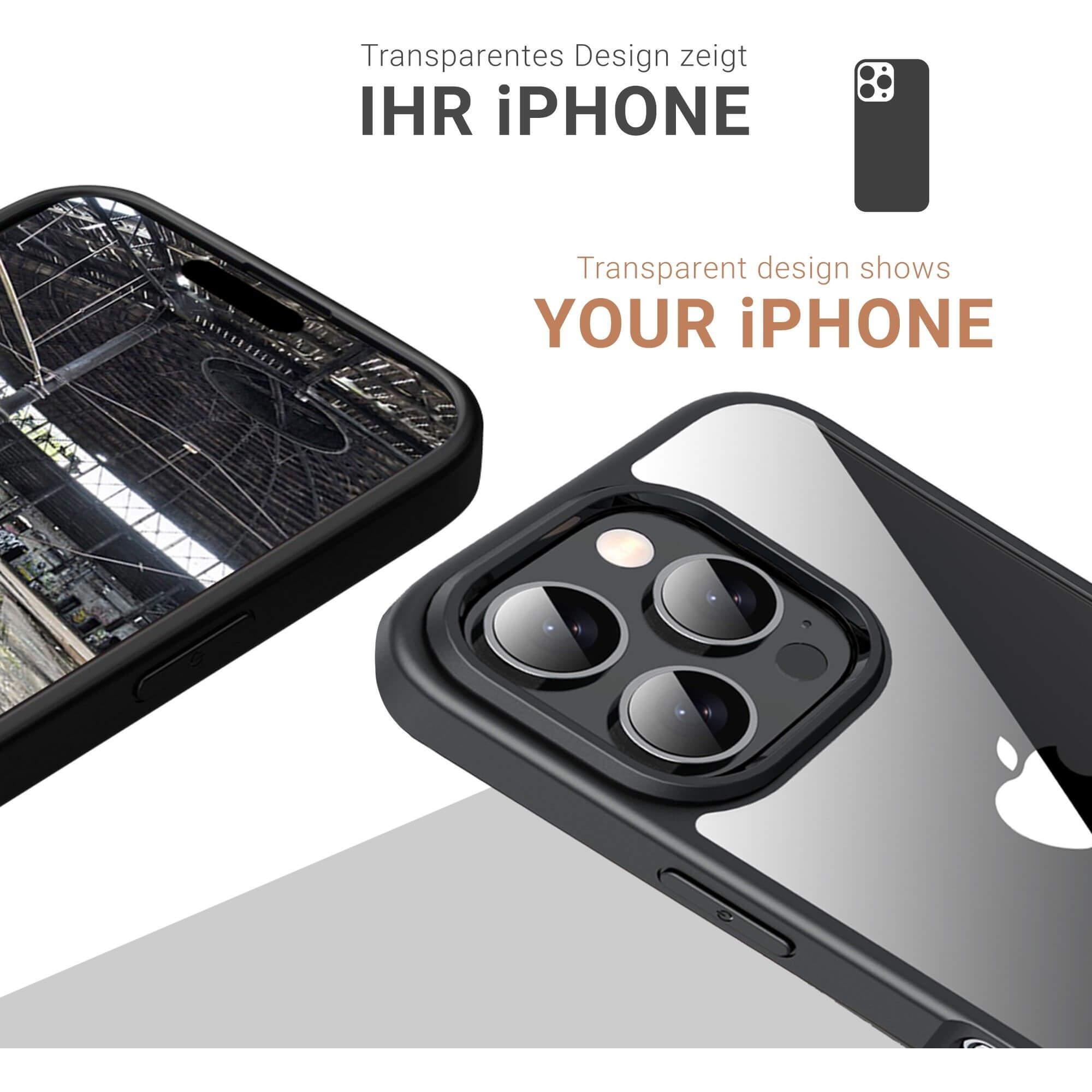 Thumbnail - JT Berlin BackCase Pankow Hybrid (Apple iPhone 16 Pro Max), Smartphone Hülle, Schwarz