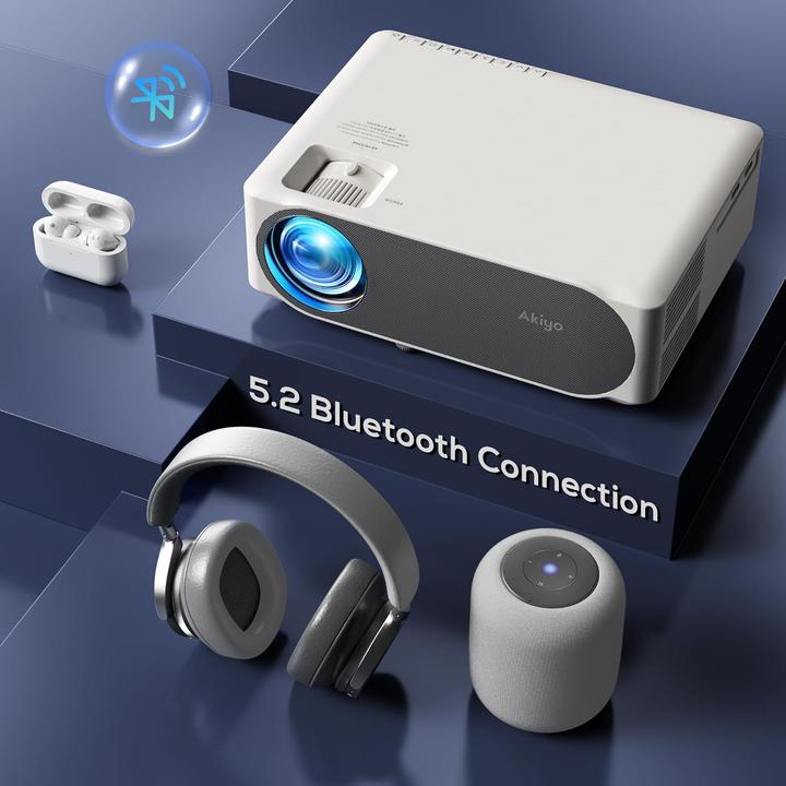 Produktbild Akiyo Heimkino Beamer mit Bluetooth (4K, 20000 lm)