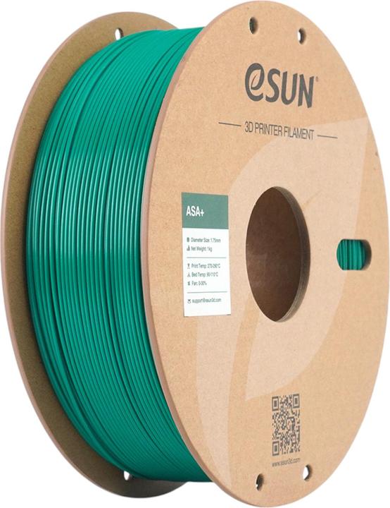 Immagine prodotto eSUN ASA+ 1,75mm GREEN 1kg (ASA, 1.75 mm, 1000 g, Verde)