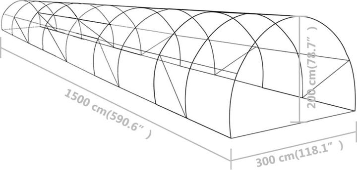 Immagine prodotto vidaXL Gewächshaus
