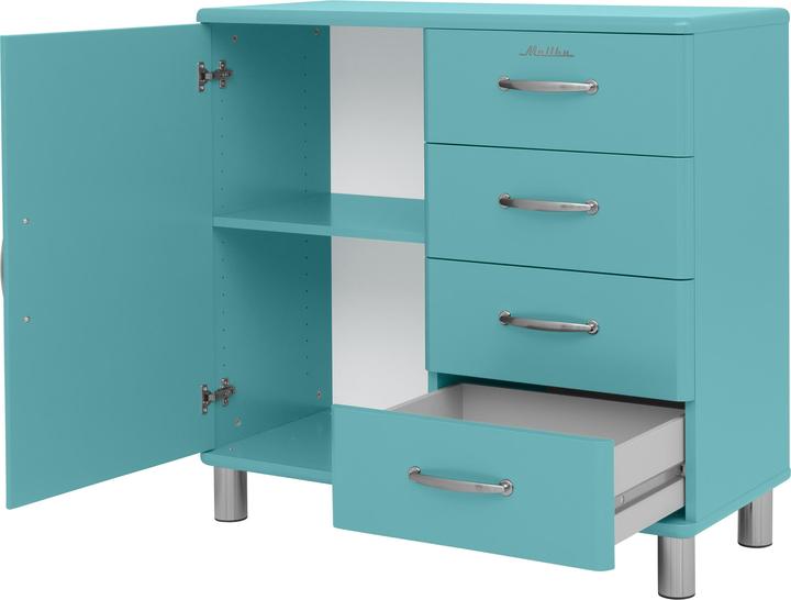 Produktbild tenzo Malibu Schrank Metall/Holzwerkstoff 98x41x92 cm (98 x 41 x 92 cm)