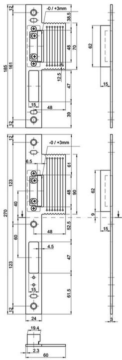 Produktbild MSL Lappenschliessbleche BV-24421 VariFlex (Schliessblech)