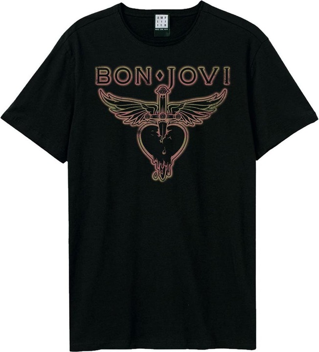Immagine prodotto Amplified Maglietta Unisex Adulto Hold On Bon Jovi (S)