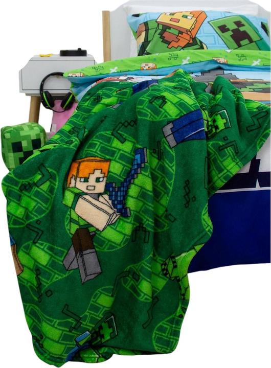 Image du produit Minecraft - Couverture LEVELS (150 x 100 cm)