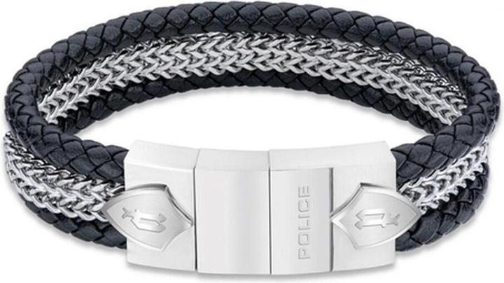 Immagine prodotto Police Men's Bracelet PEAGB2119803 Stainless steel 19-21 cm (21 cm, Acciaio inossidabile)