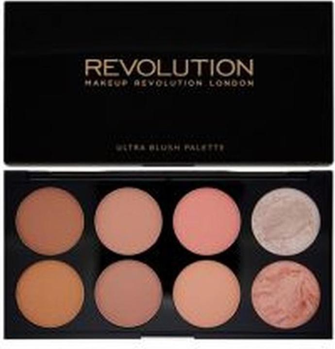 Makeup Revolution bronze and blush palette Ultra Blush Palette Golden Sugar (Golden Sugar)