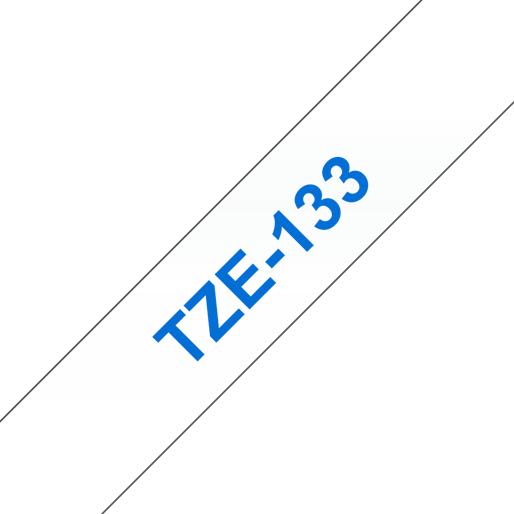 Produktbild Brother Tze-133 (1.20 cm, Transparent, Blau)