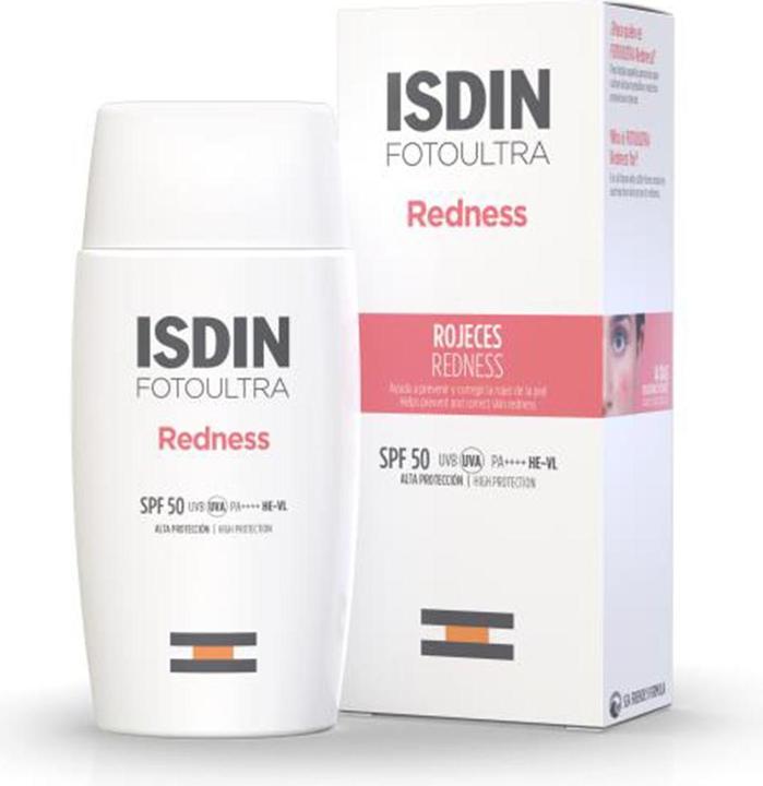 Actual product image Isdin FU REDNESS SPF50 50ML (Suntan cream, SPF 50+, 50 ml)