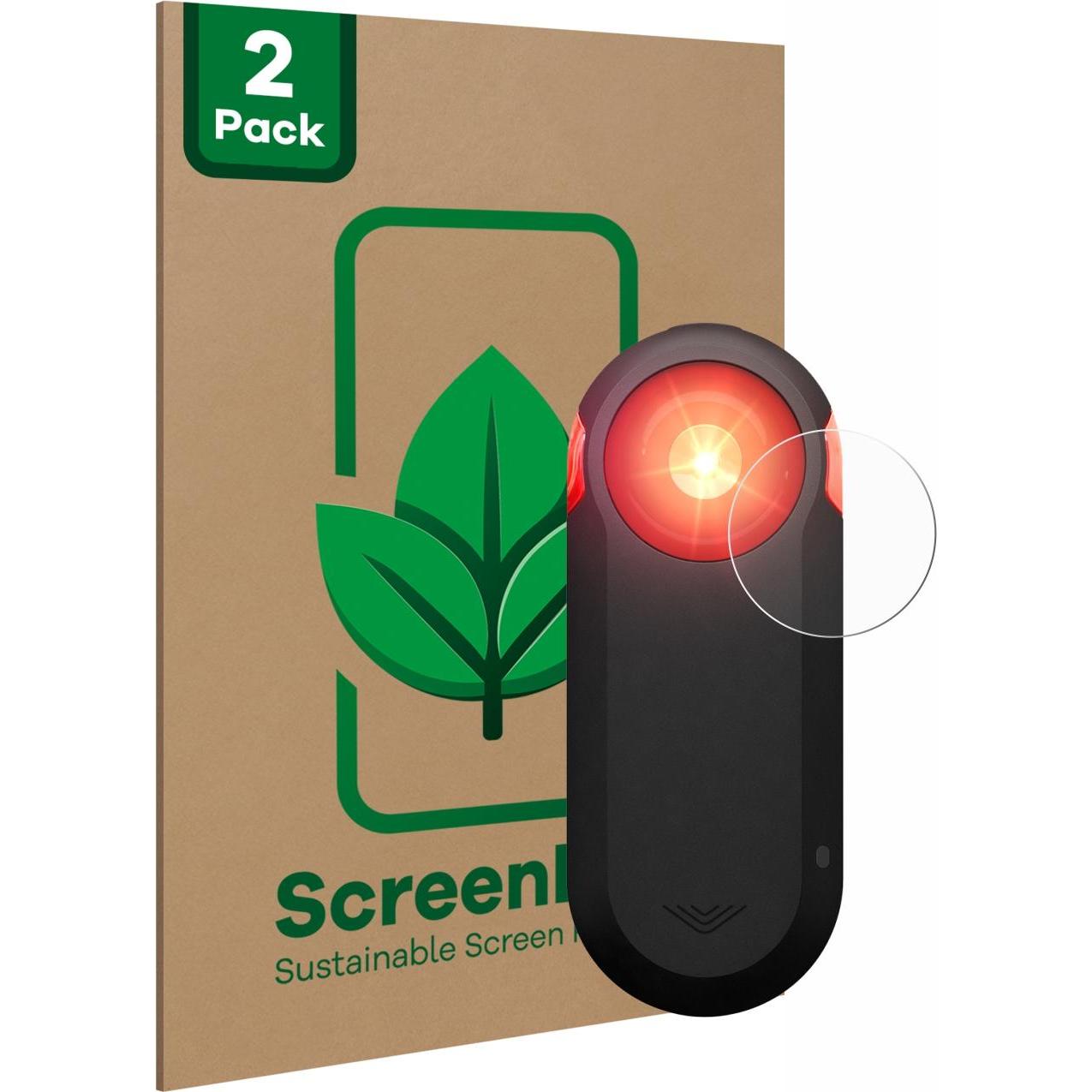 ScreenLeaf Schutzfolie nachhaltiger Displayschutz Displayschutzfolie Folie Klar Transparent, Action Cam Zubehör, Transpa...