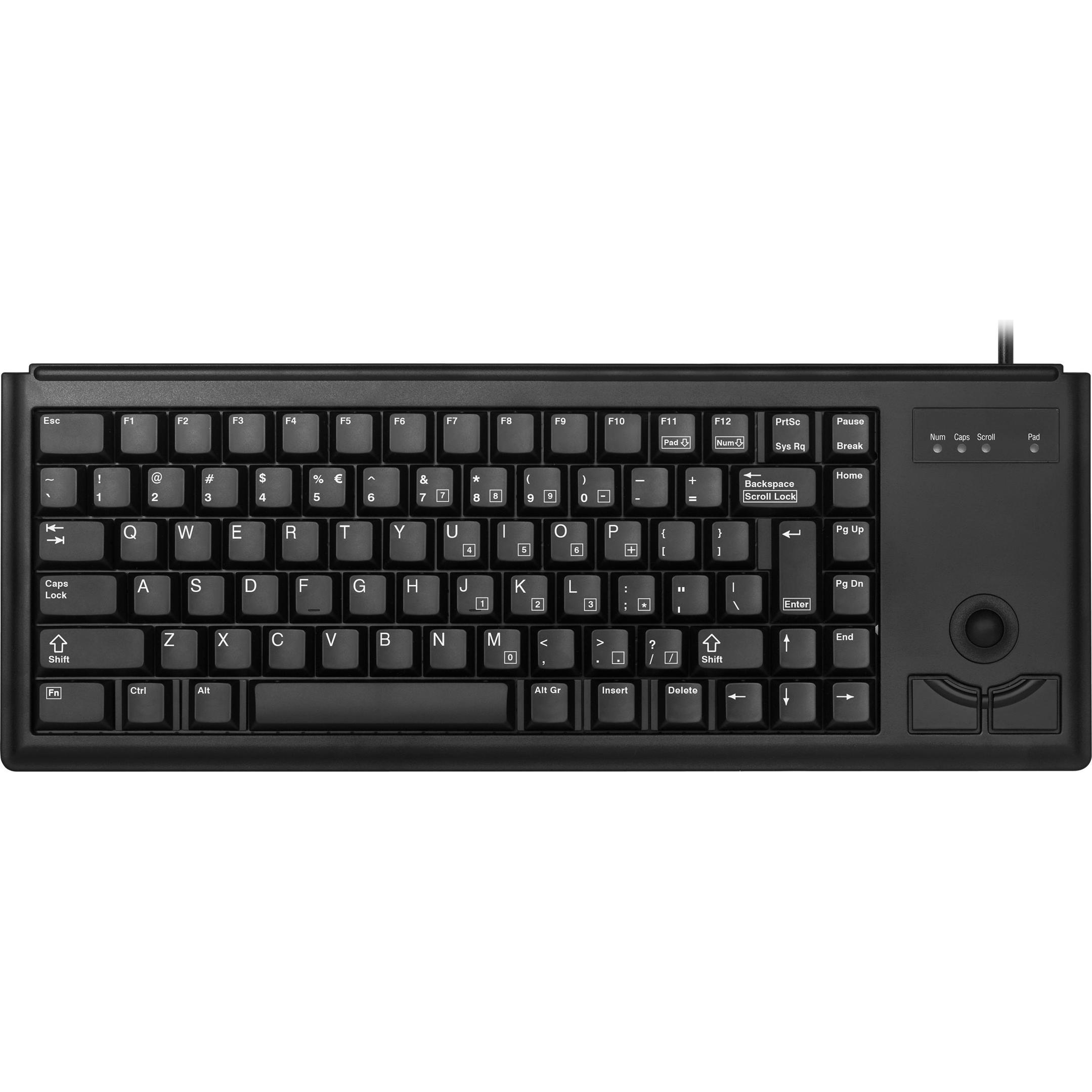 Thumbnail - CHERRY G84-4420 (US, Kabelgebunden), Tastatur, Schwarz