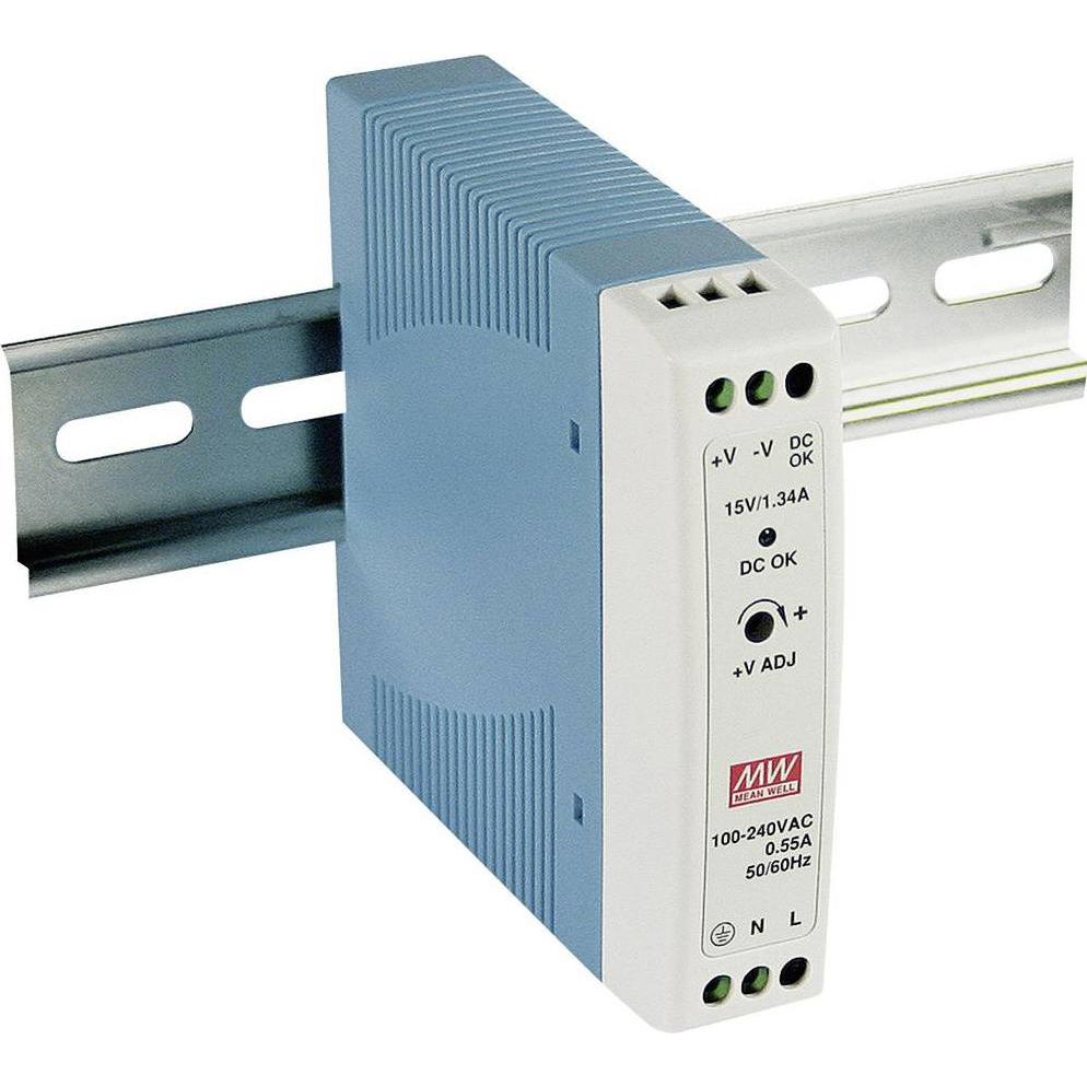 MeanWell, Alimentazione di sistema, Mean Well MDR-20 series MDR-20-24 - Netzteil (DIN-Schienenmontage möglich)