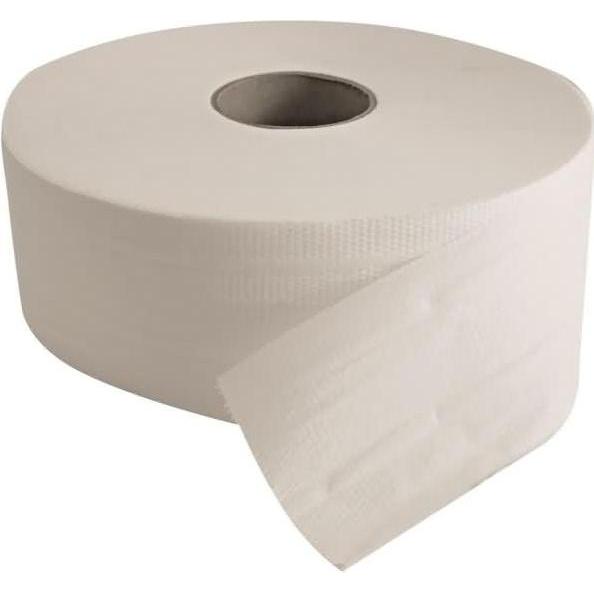 Hygostar, Toilettenpapier, Toilettenpapier Grossrolle RC 2-lagig 19,5x9,6cm natur VE=6 Stück (6 x)