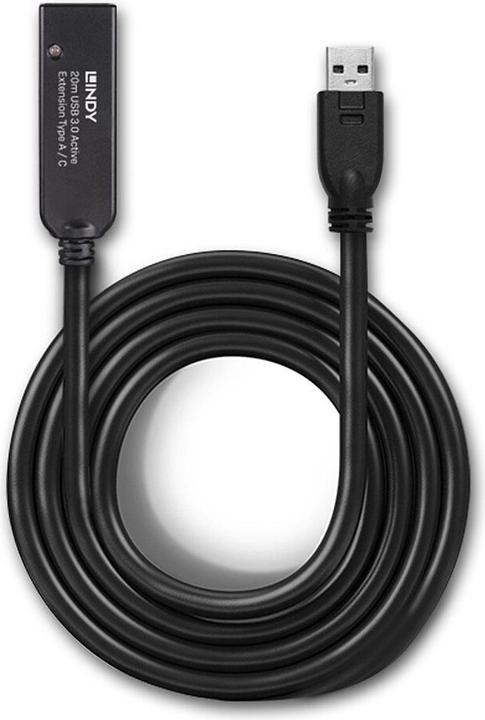 Image du produit Lindy 20m USB 3.0 Active Extension Type A to C (20 m, USB 3.2 Gen 1)