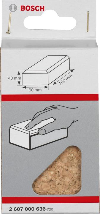 Actual product image Bosch Professional Zubehör Grinding block, length x width: (P60, P100)