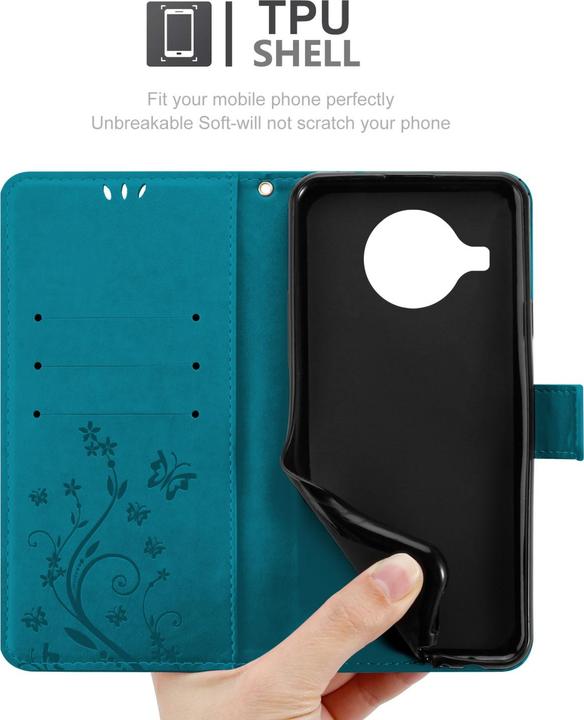 Productafbeelding Cadorabo Bloemen Boekomslag (Nokia X10, Nokia X20)