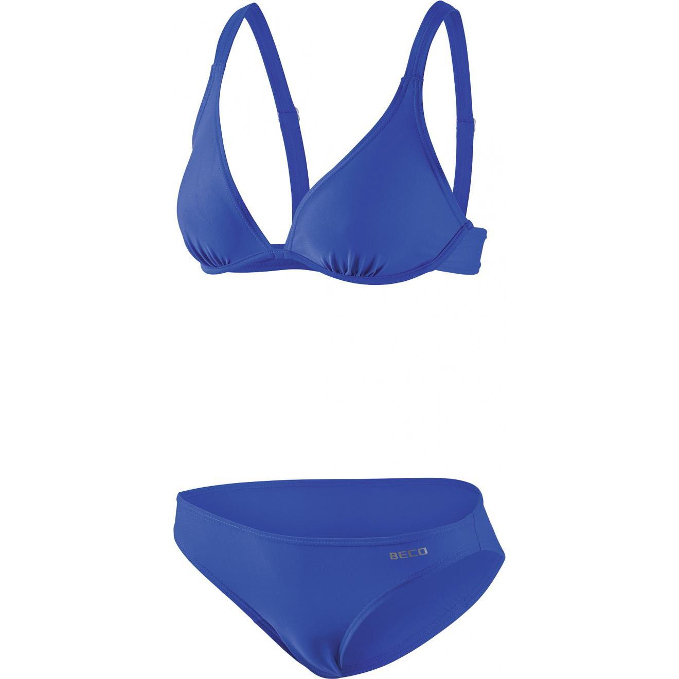 Beco, Mädchen, Bikini, Bügelbikini Damen royalblau, Blau, (38)