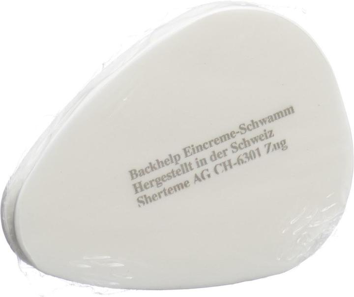Actual product image Sherteme BACKHELP cream sponge