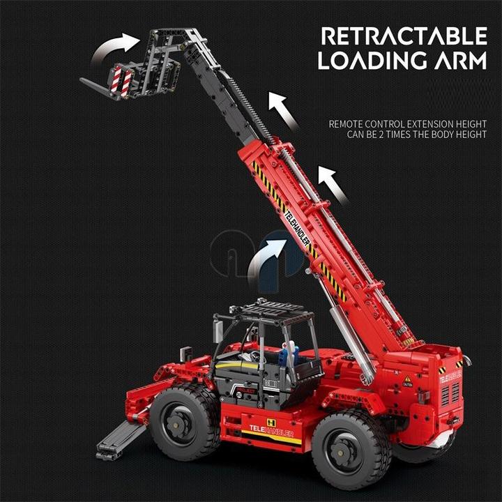 Produktbild ReoBrix 22020 - Teleskop Gabelstapler (RC) (2260 Teile)