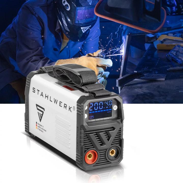 Actual product image Stahlwerk Welding machine ARC 200 MD Digital fully equipped - Inverter 200 Ampere