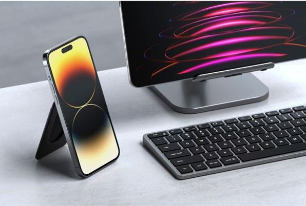 Immagine prodotto Satechi Magnetic Wallet Stand (Apple iPhone 14 Plus, Apple iPhone 13, Apple iPhone 14 Pro, Apple iPhone 15 Plus, Apple iPhone 15 Pro, Apple iPhone 12 Pro Max, Apple iPhone 12 Pro, Apple iPhone 14, Apple iPhone 12, Apple iPhone 13 Pro, Apple iPhone 13 Pro Max, Apple iPhone 14 Pro Max, Apple iPhone 15)