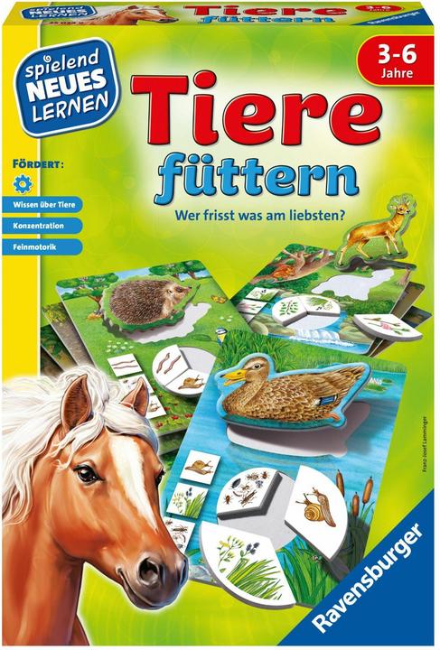 Ravensburger Lernspiel Tiere füttern (Deutsch, 2 - 3 Jahre)