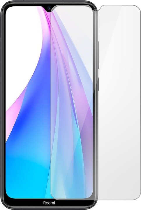 Produktbild Avizar Kristallklare Folie, Glas-Displayschutz (1 Stück, Xiaomi Redmi Note 8T)