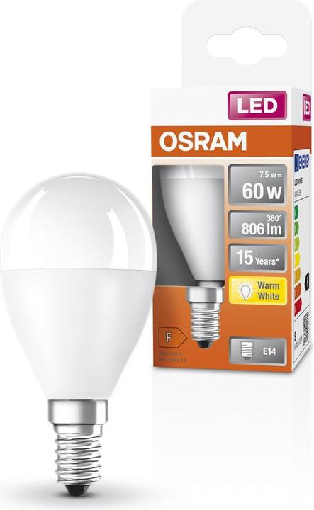 Produktbild Osram Led Star Classic P (E14, 60 W, 806 lm, 1 x, F)