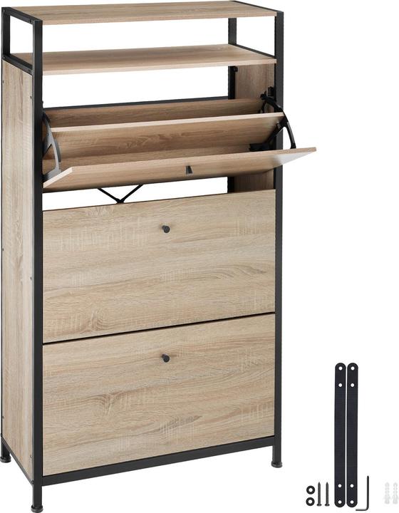 Luce industriale in legno, Sonoma Quercia