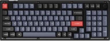 Produktbild Keychron Key V5 96% Frost Black RGB Key Red H V5-C1-DE (DE, Kabelgebunden)
