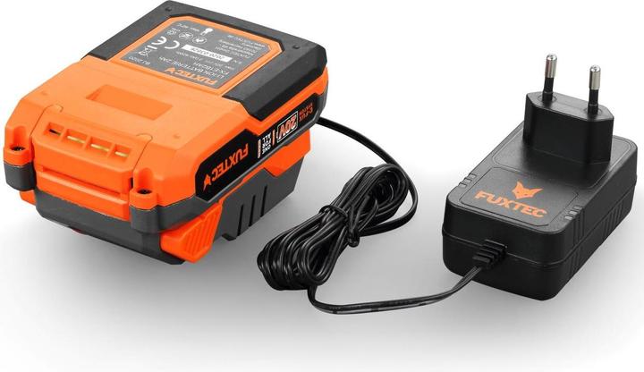 Actual product image Fuxtec 20V Battery Angle Grinder FX-E1WS20 SET with 1 x Battery 2Ah, 1 x Charger 1A (115 mm)