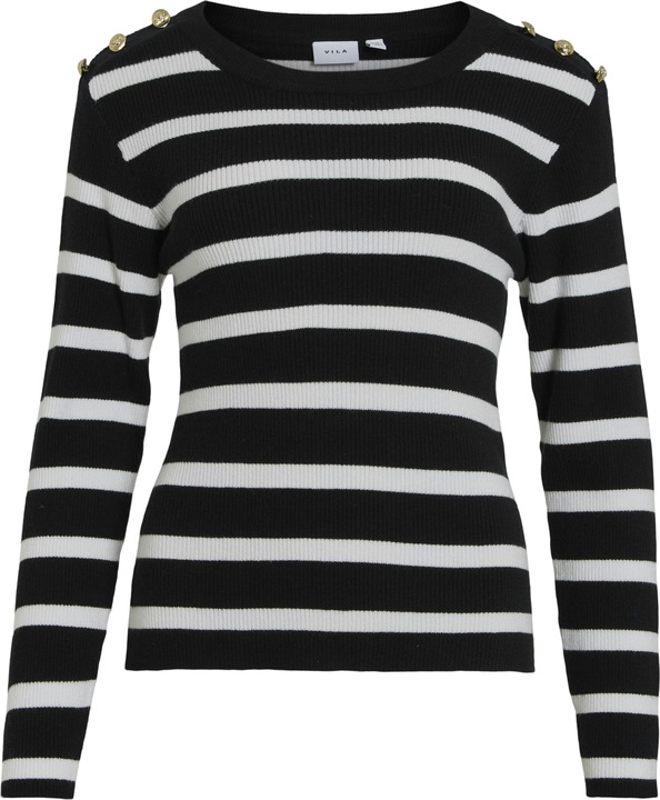 Actual product image Vila Round neck top with long sleeves (L)