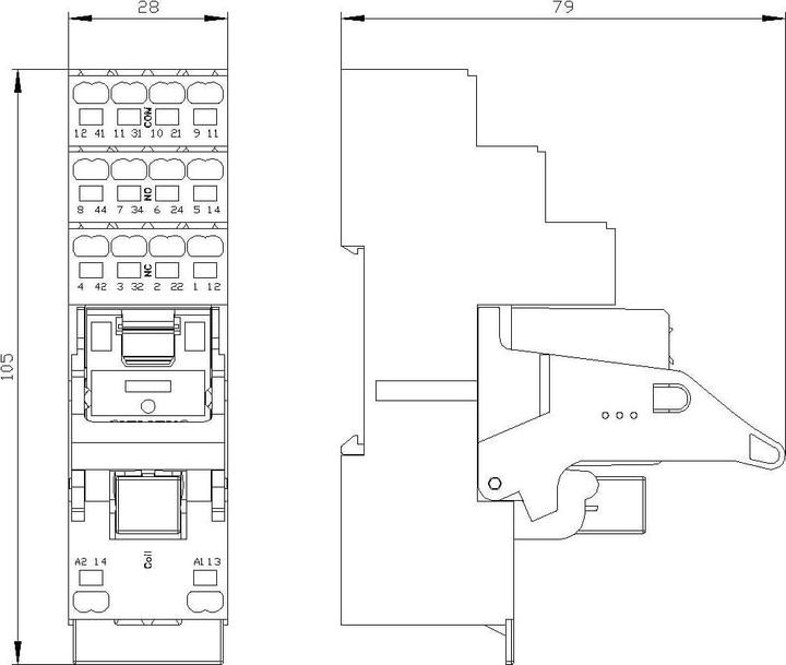 Produktbild Siemens Steckrelais 1 St. LZS:PT5D5L24