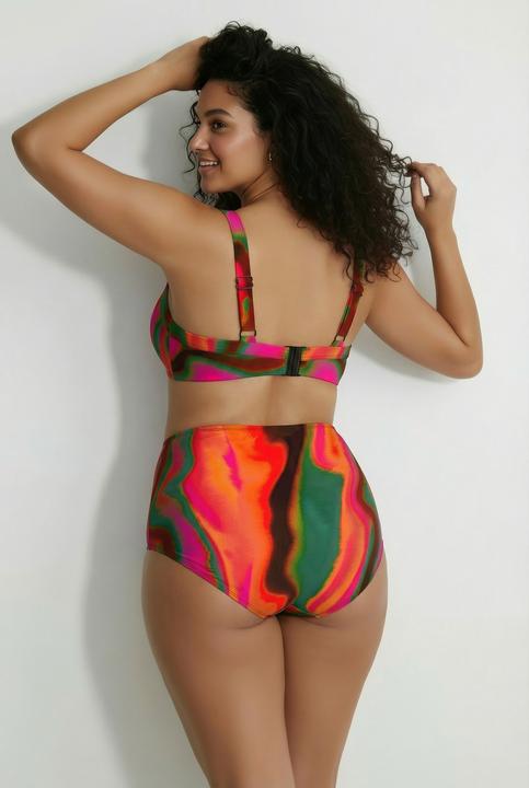 Immagine prodotto Ulla Popken Bikini, Farbverlauf, Softcups, drapiert, recycelt (44)