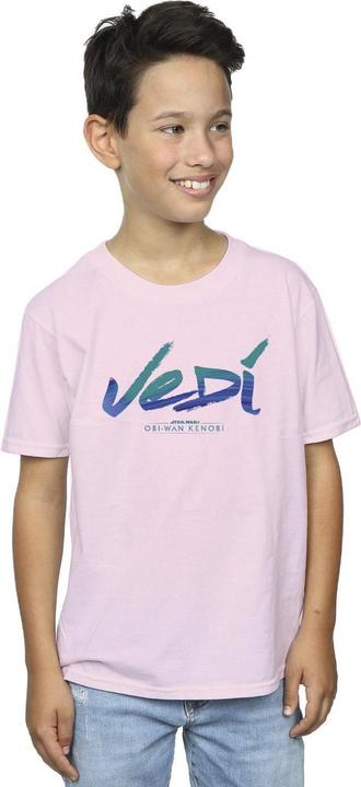 Immagine prodotto Star Wars Obi-Wan Kenobi Jedi Painted Font Maglietta Ragazzi (116)