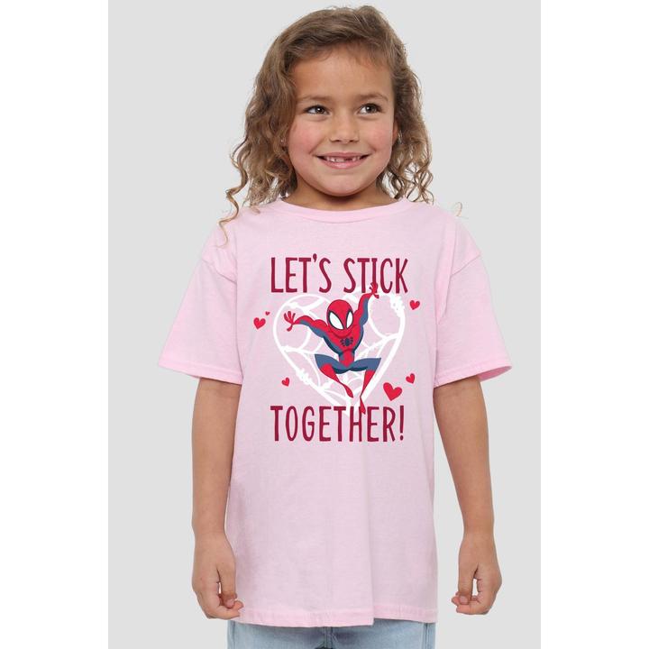 Produktbild Spiderman Stick Together TShirt Valentinstag (128)