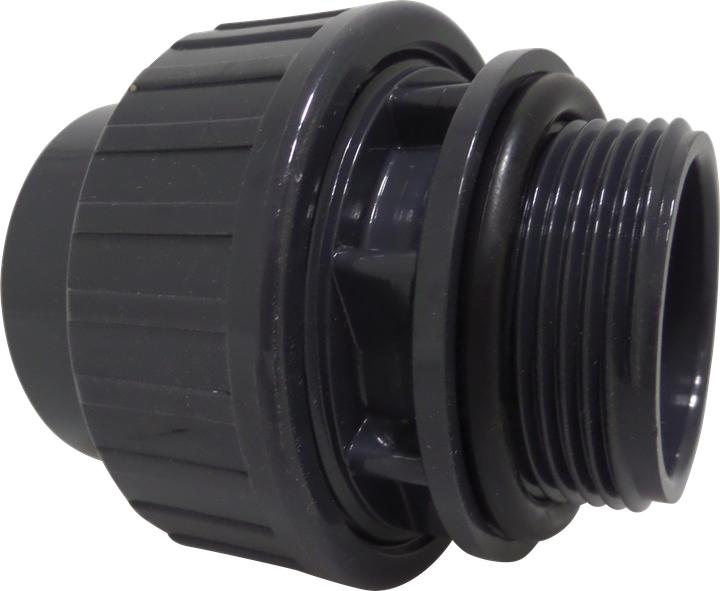 Produktbild Profec PVC-U Verschraubung mit O-Ring, Klebemuffe x Aussengewinde - 50 mm x 2 Zoll