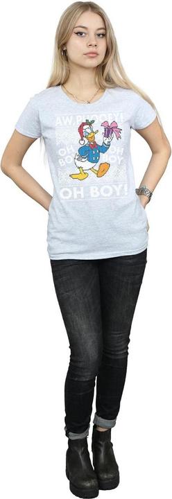Image du produit Disney - T-shirt DONALD DUCK CHRISTMAS FAIR ISLE - Femme (XL)