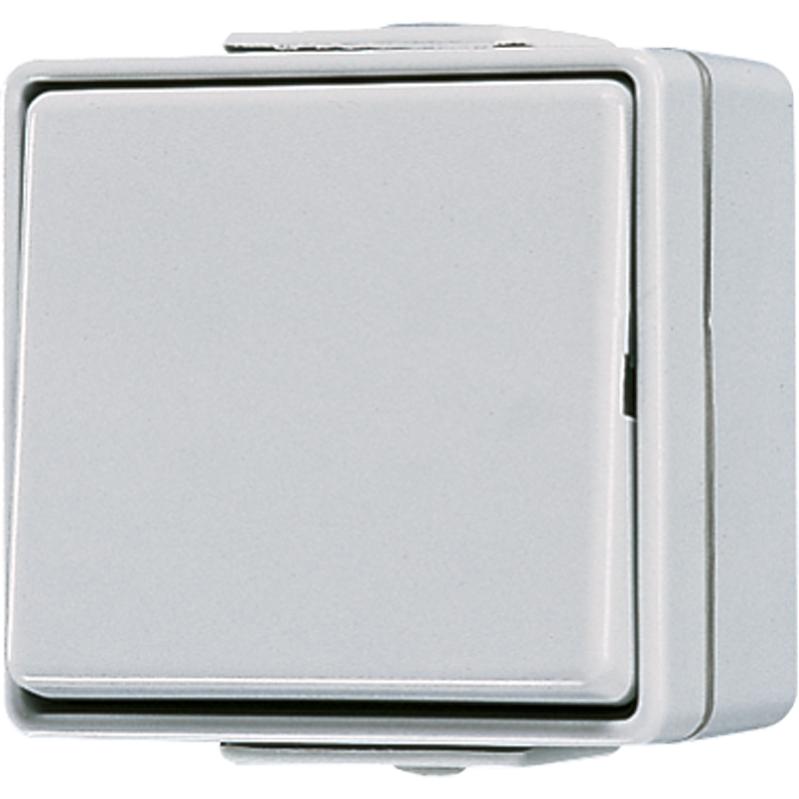 JUNG Wippschalter, Taster + Schalter, Grau