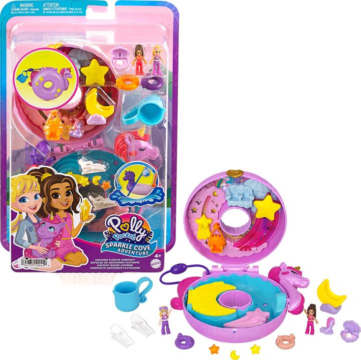 Produktbild Polly Pocket Einhorn Poolparty Schatulle