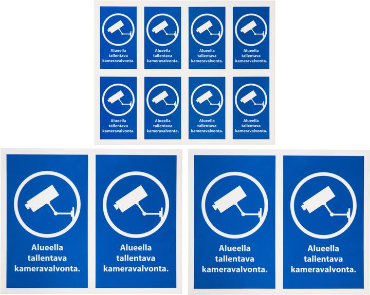 Image du produit Tarmo Überwachungskamera Fensteraufkleber