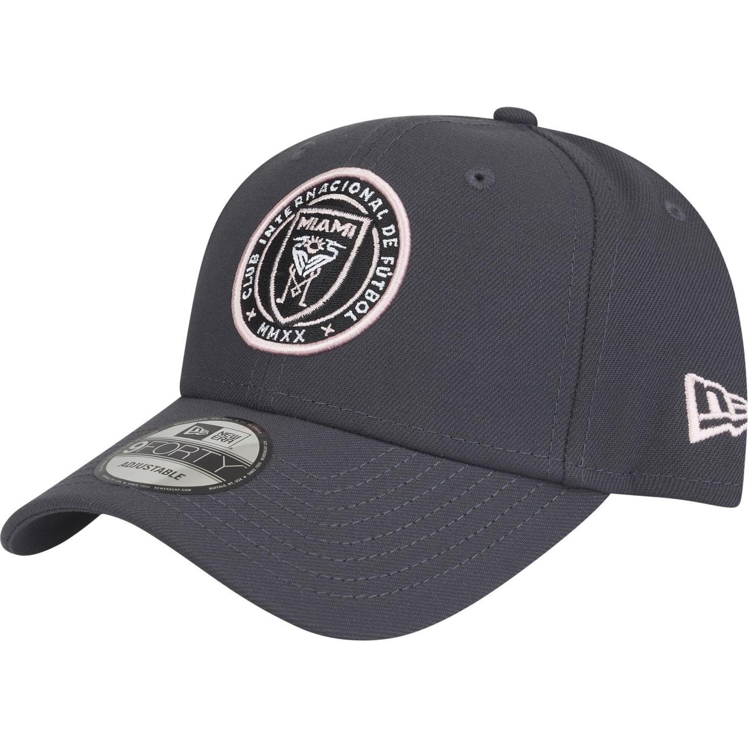 New Era, Herren, Cap, 9Forty Mls Inter Miami, Grau