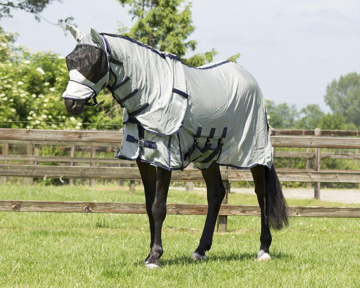 Produktbild Qhp Fliegendecke mit Hals und Haube (105 cm)