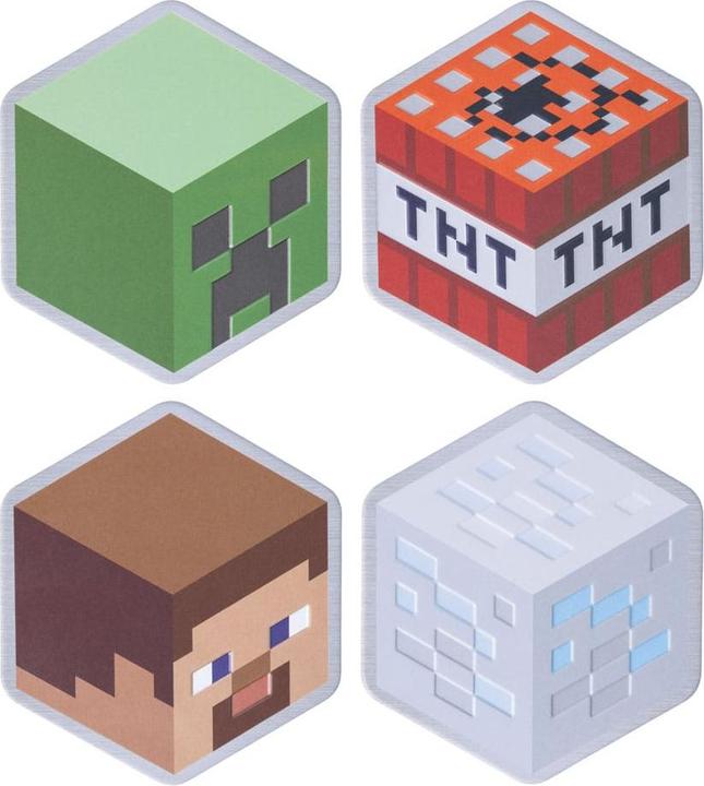 Produktbild NoName Minecraft Metal Coasters (4x)