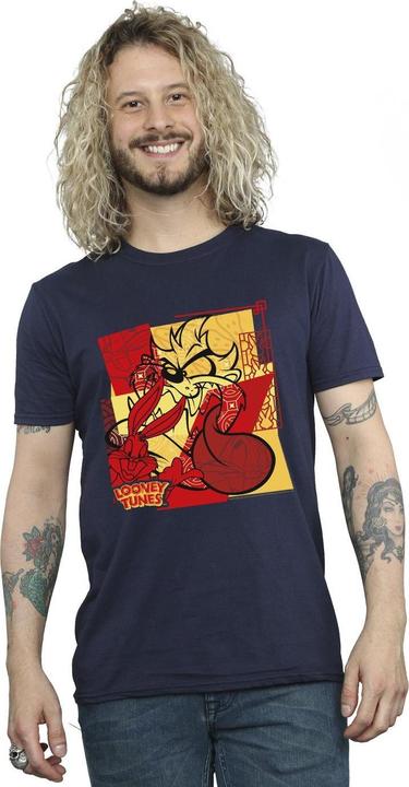 Image du produit Looney Tunes - T-shirt TAZ BUGS RABBIT NEW YEAR - Homme (5XL)