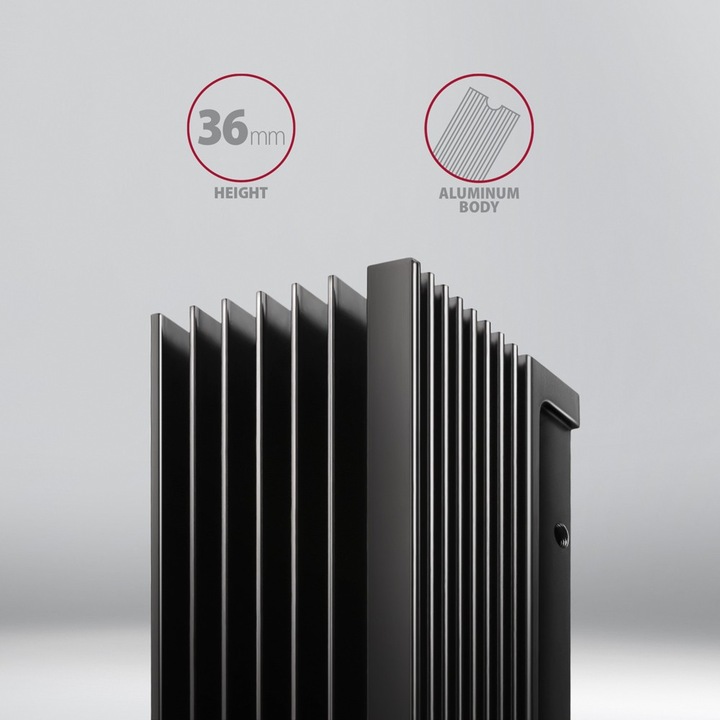 Actual product image Axagon CLR-M2XL passive - M.2 SSD, 2280 - Aluminium heatspreader with cooling fins
