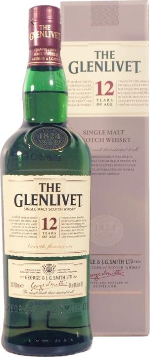 Produktbild The Glenlivet 12 Years (Single Malt, Scotch Whisky, 1 x 70 cl)