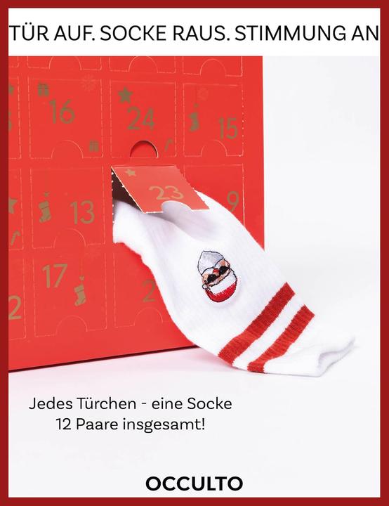 Immagine prodotto Occulto Damen & Herren Adventskalender Socken (39 - 42)